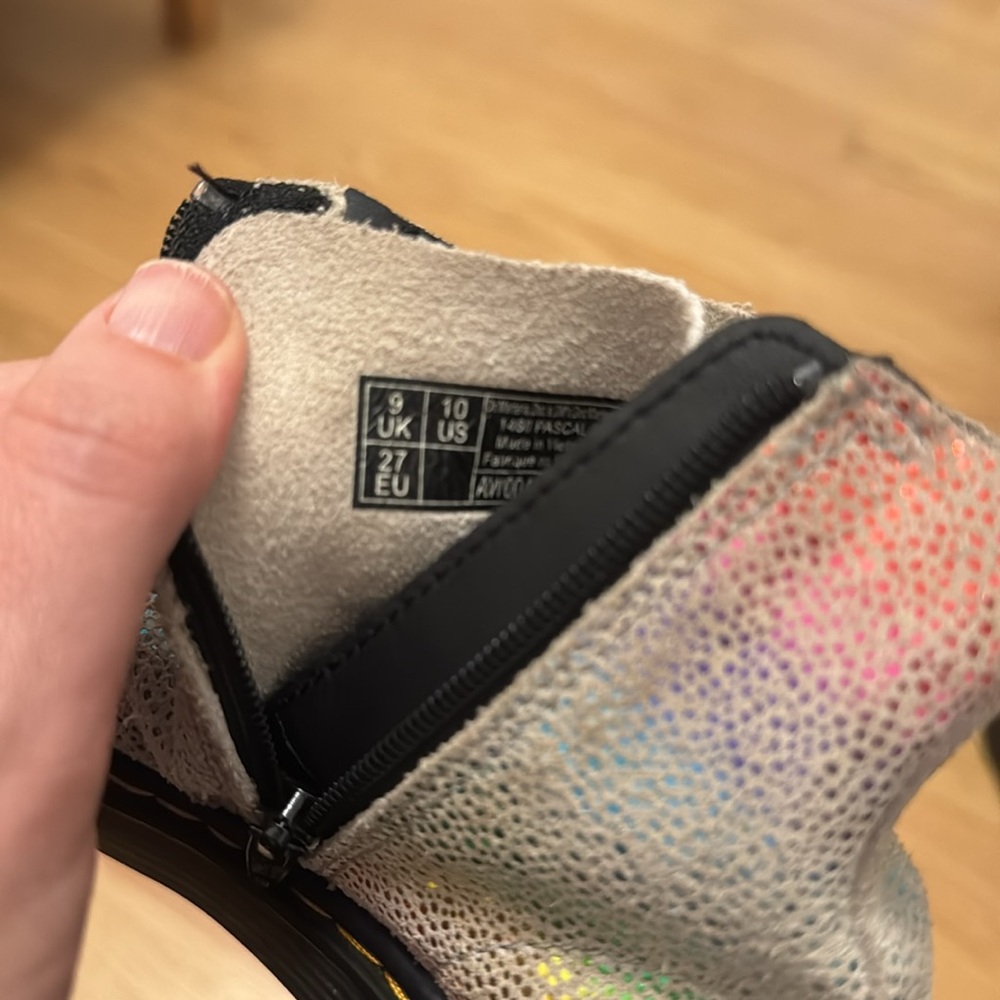 Rainbow Suede Doc Martins - Picture 5 of 5